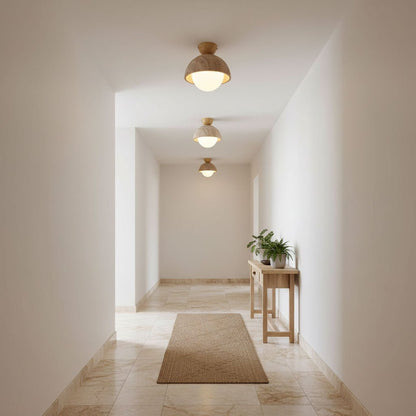 Nerio Travertine Ceiling Light