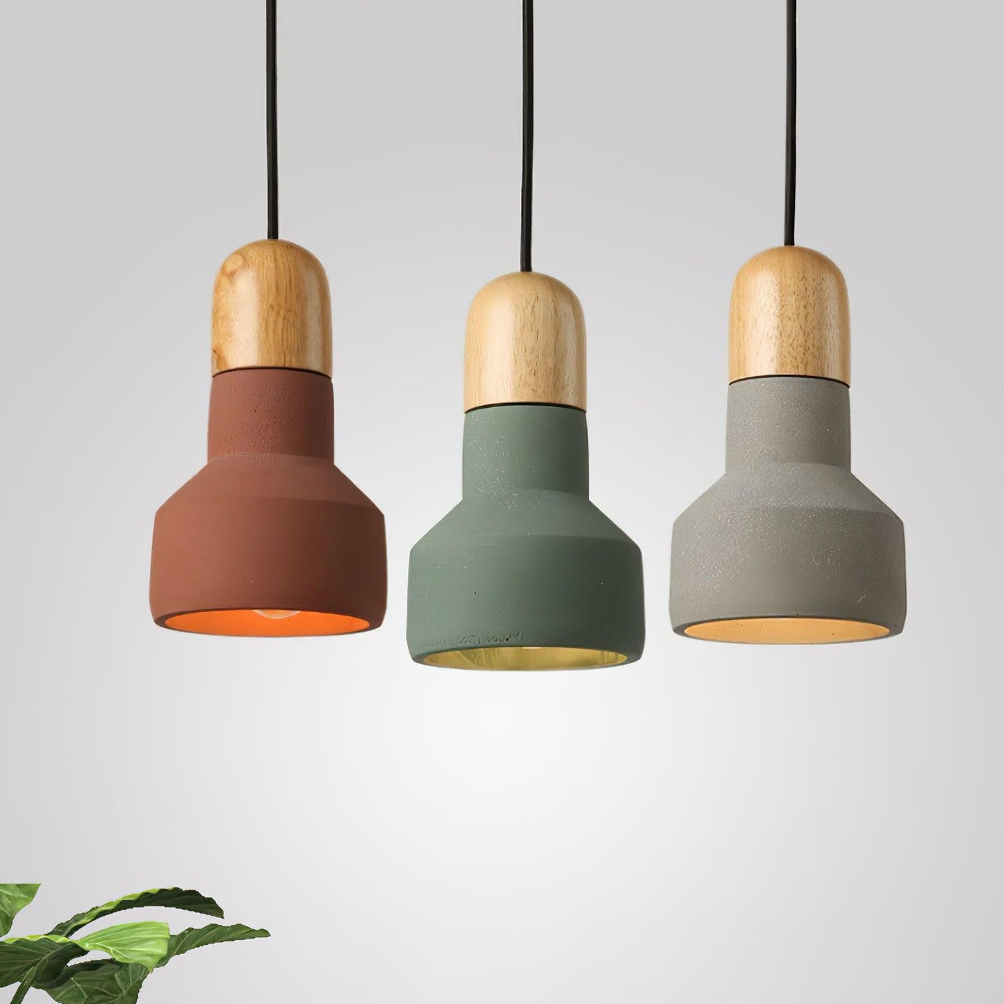 Nessa Wood Droplight Pendant Light