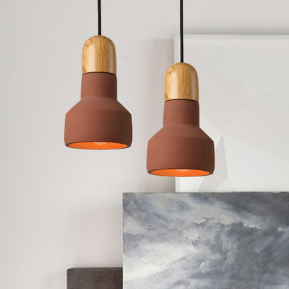 Nessa Wood Droplight Pendant Light