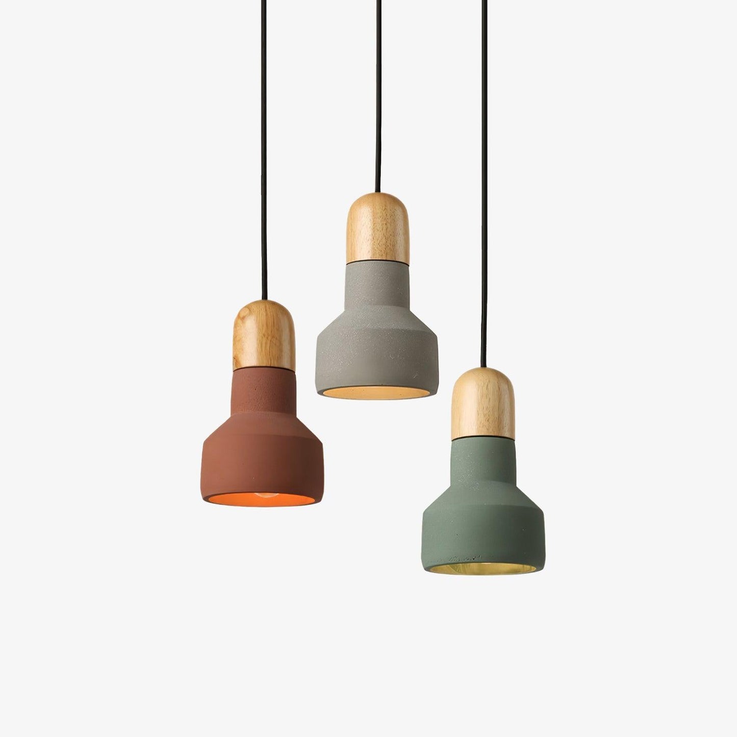 Nessa Wood Droplight Pendant Light