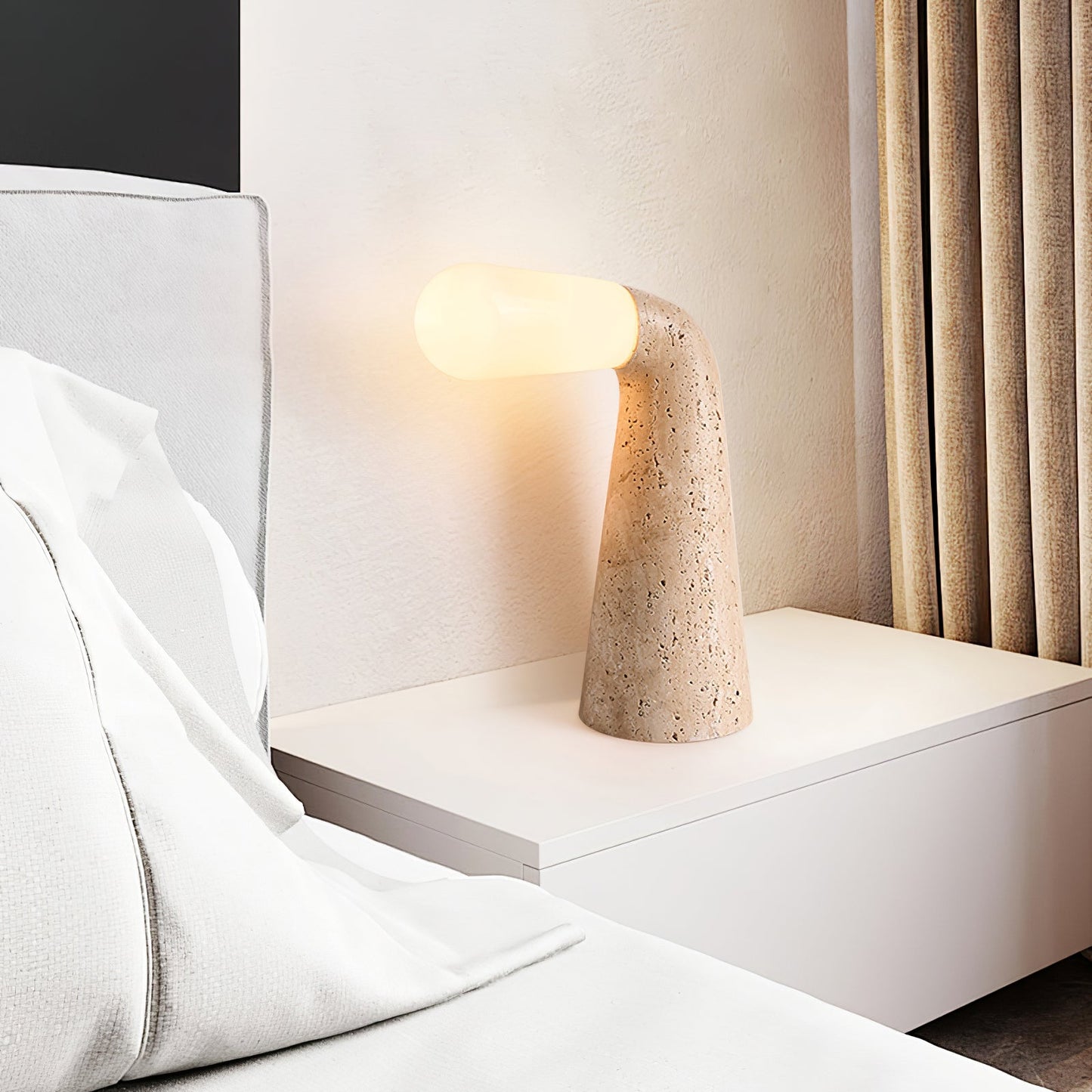 Nilo Travertine Table Lamp