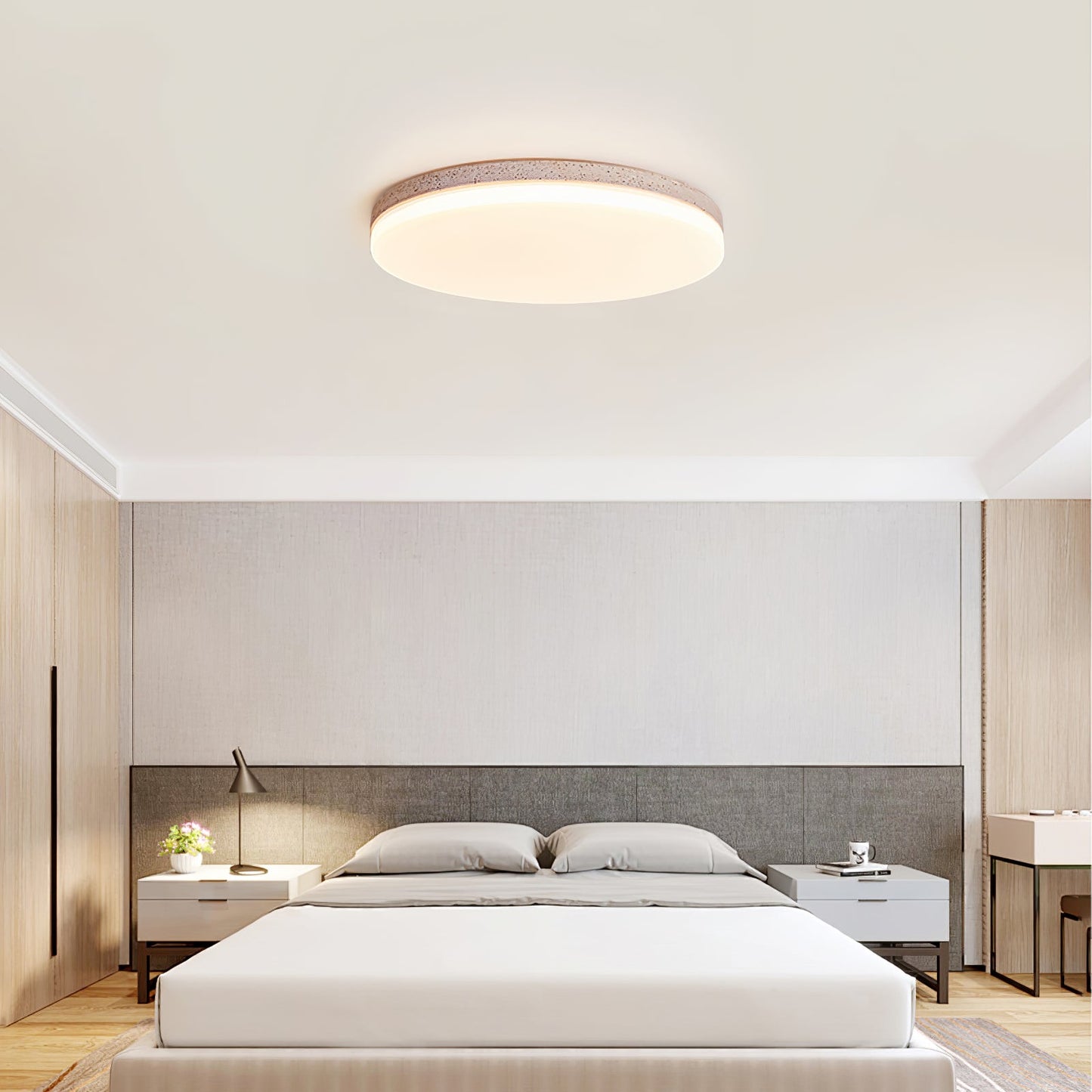 Noa Travertine Ceiling Light