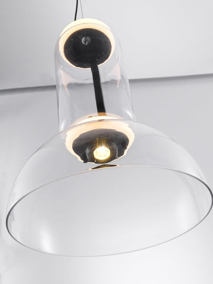 Cylindrical Glass Pendant Light