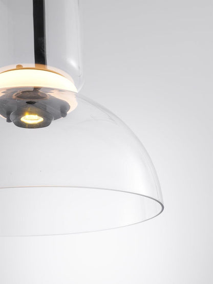 Cylindrical Glass Pendant Light