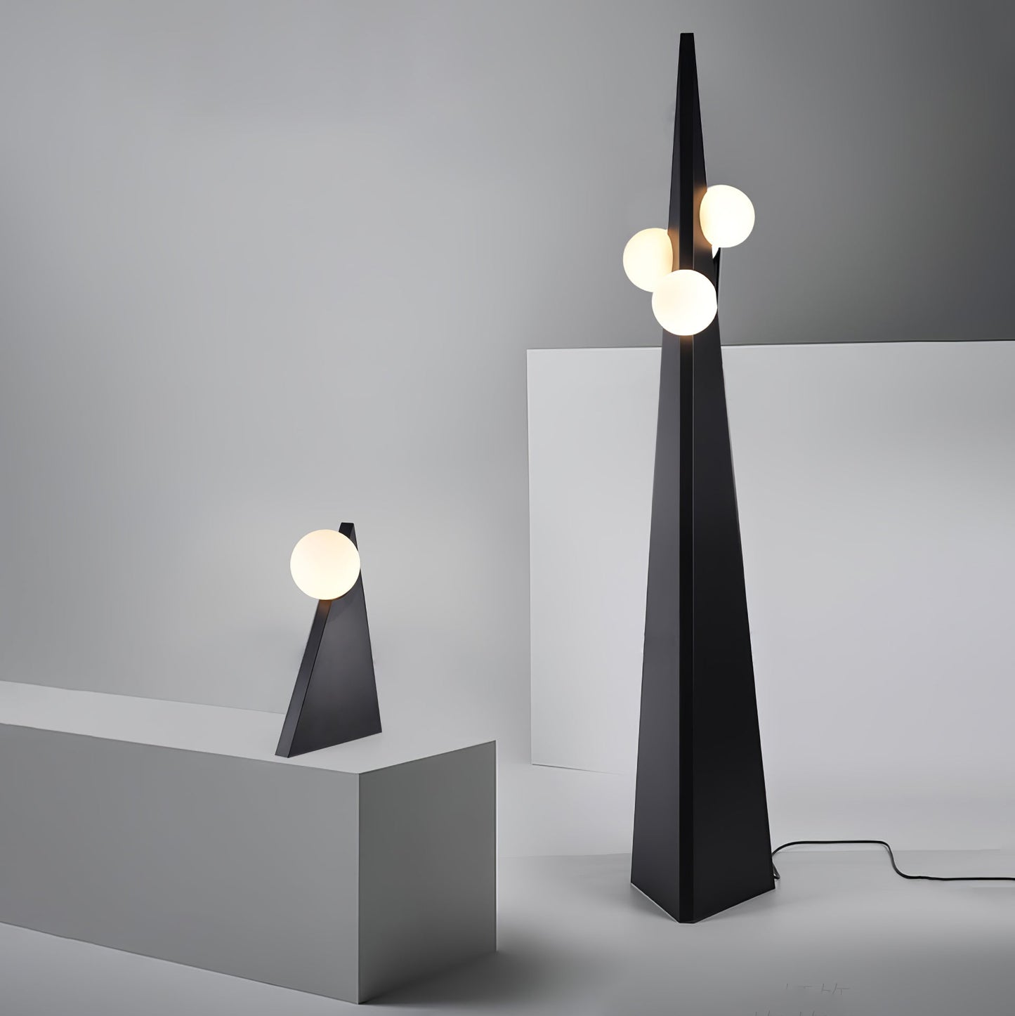 Noir Roy Torchiere Lamp Floor Lamp