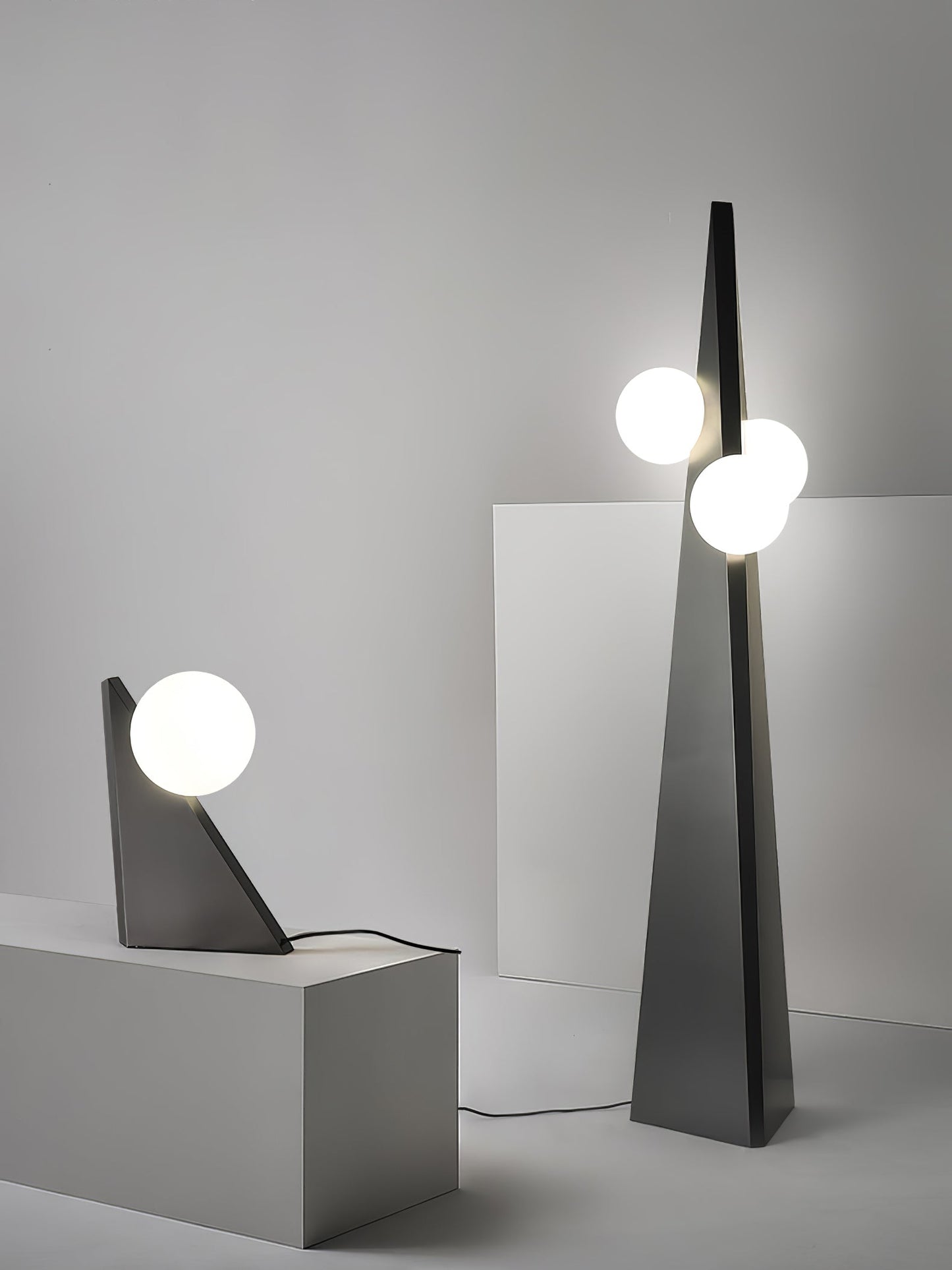 Noir Roy Torchiere Lamp Floor Lamp