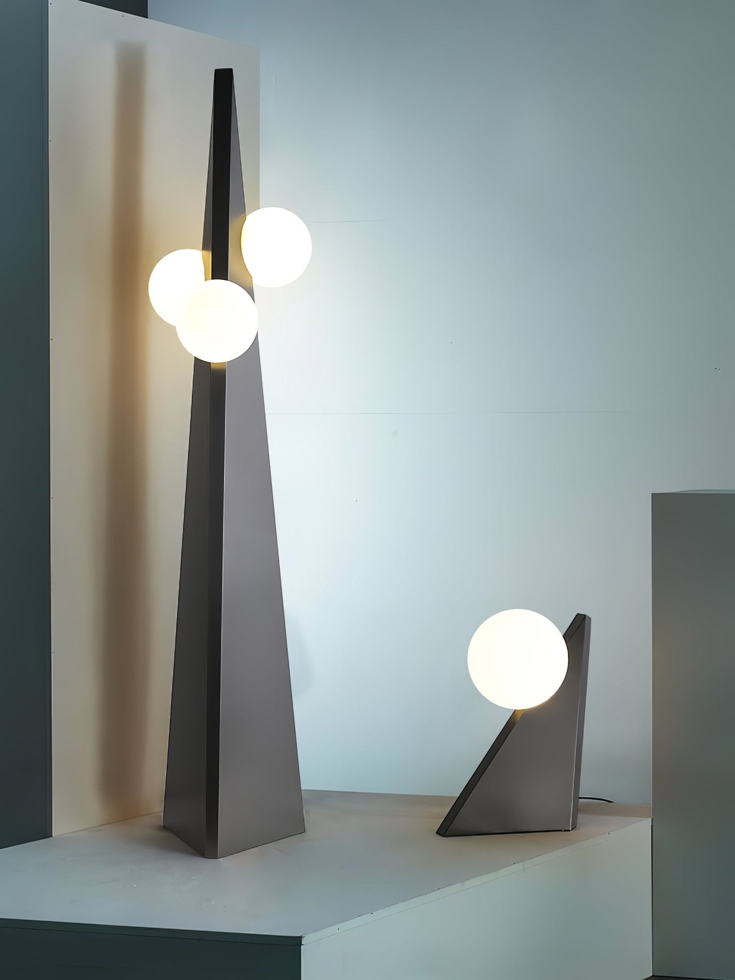 Noir Roy Torchiere Lamp Floor Lamp