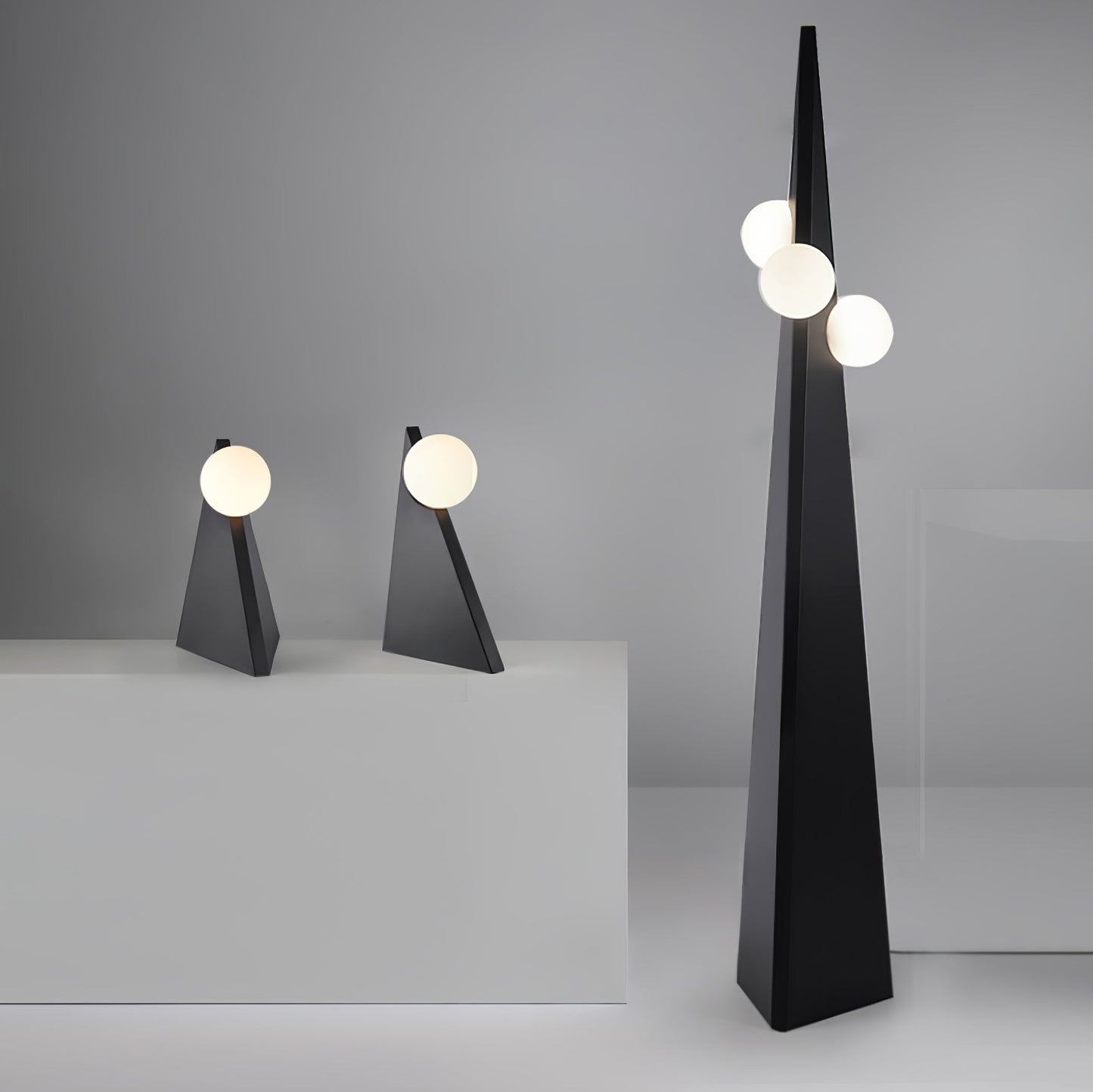 Noir Roy Torchiere Lamp Floor Lamp