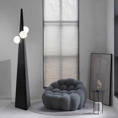 Noir Roy Torchiere Lamp Floor Lamp