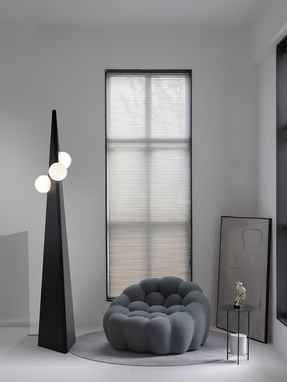 Noir Roy Torchiere Lamp Floor Lamp