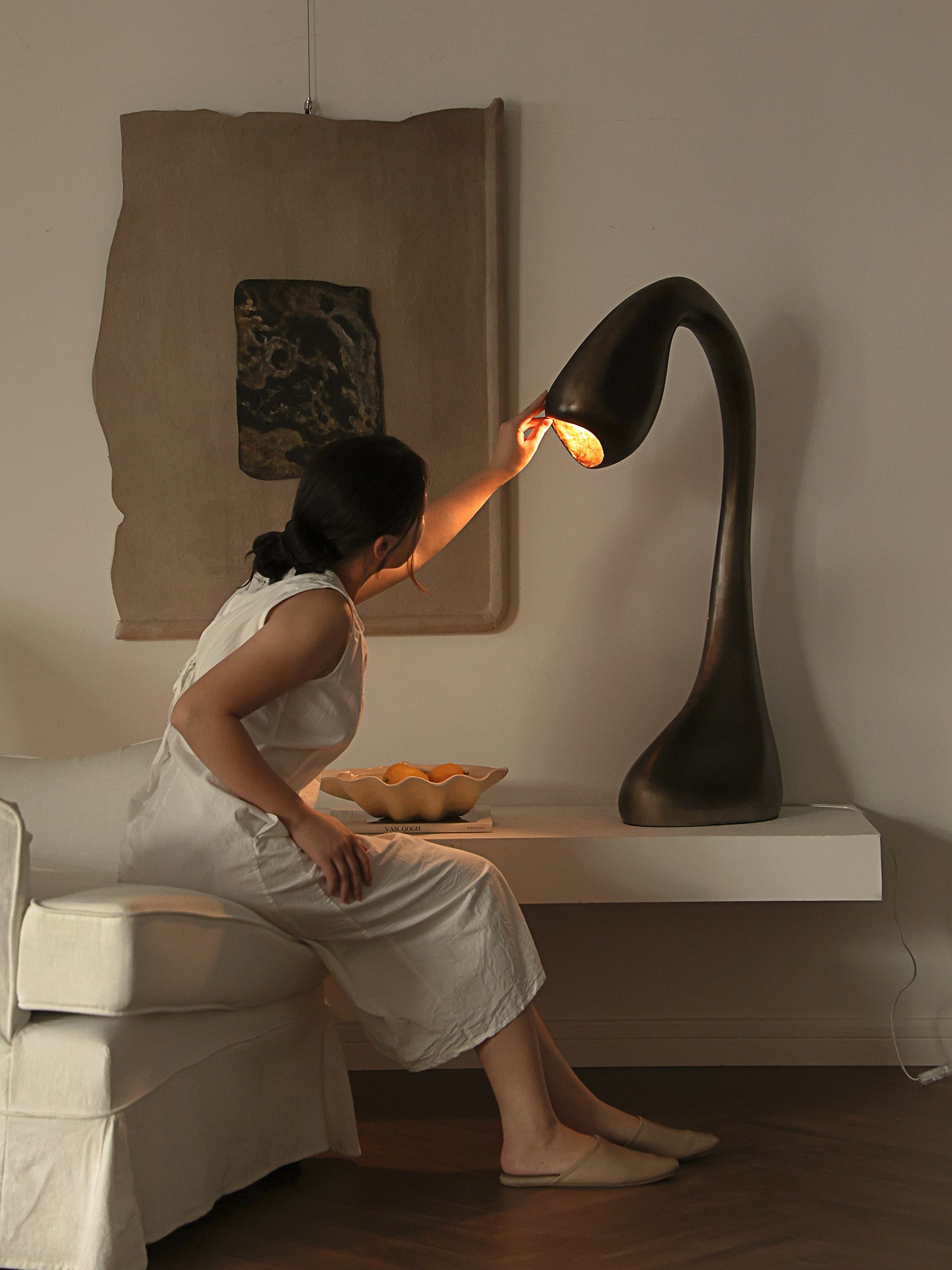Noor Sculptural Table Lamp