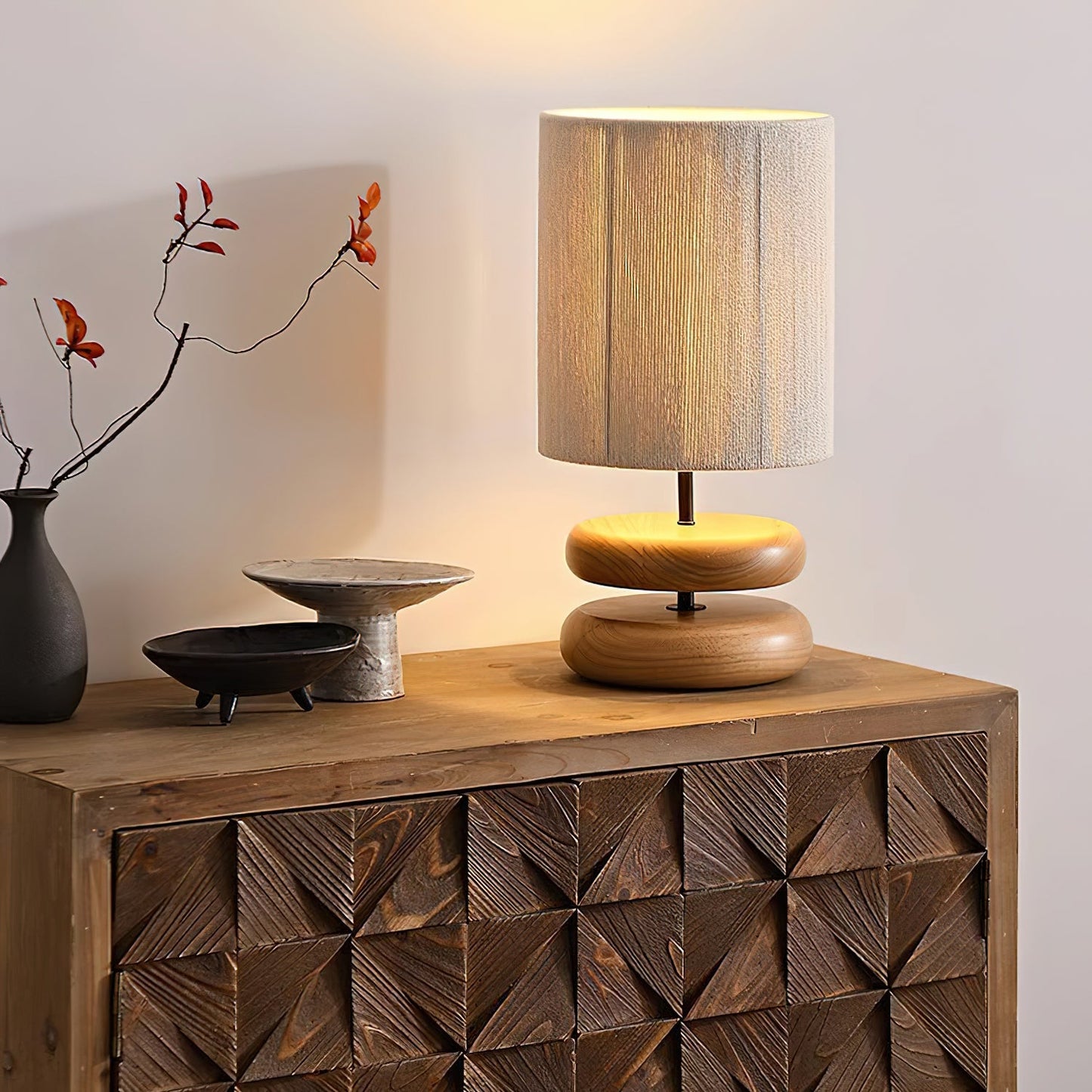 Nora Wood Desk lamp Table Lamp