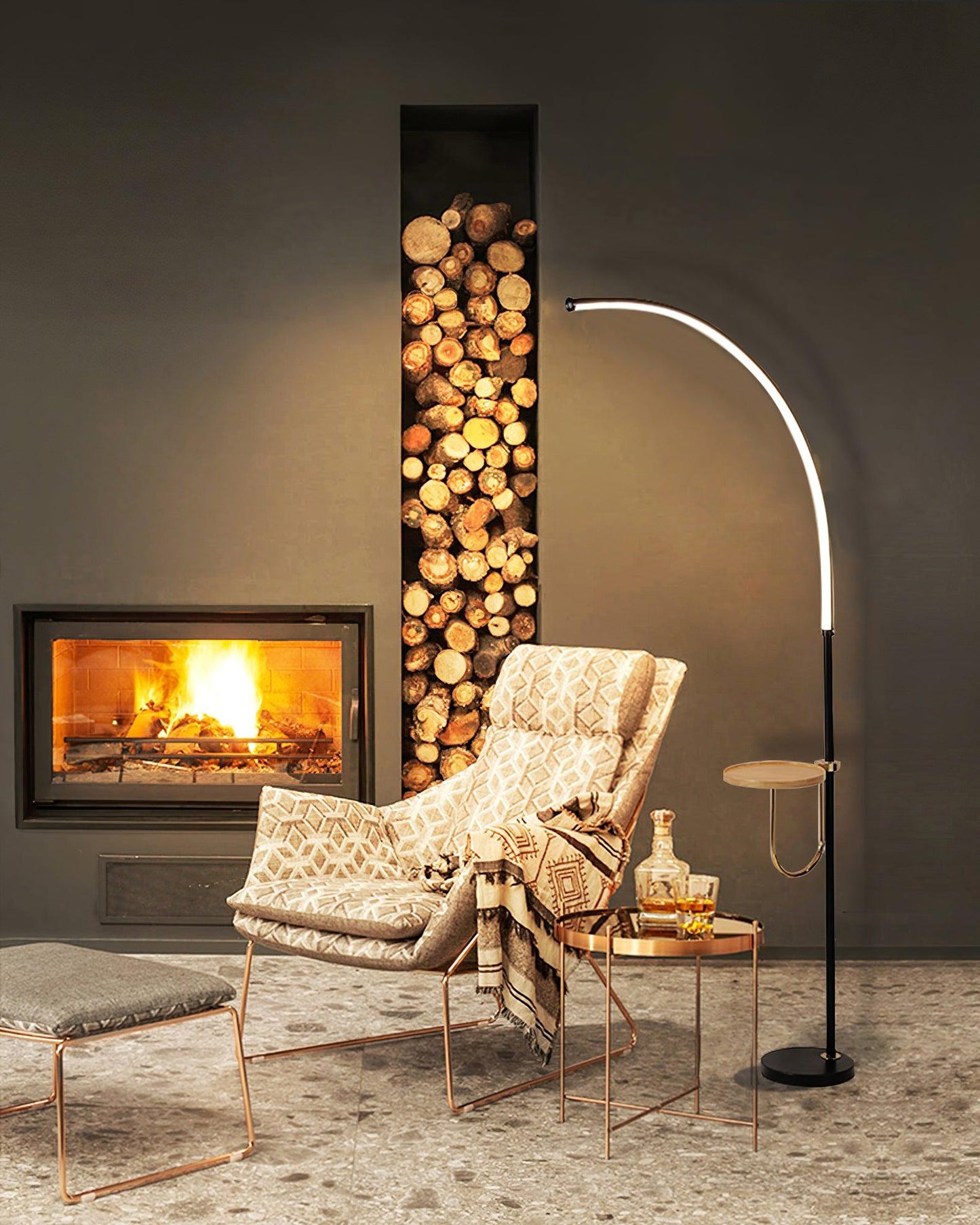 Nordic Arc Floor-mounted Lamp Floor Lamp