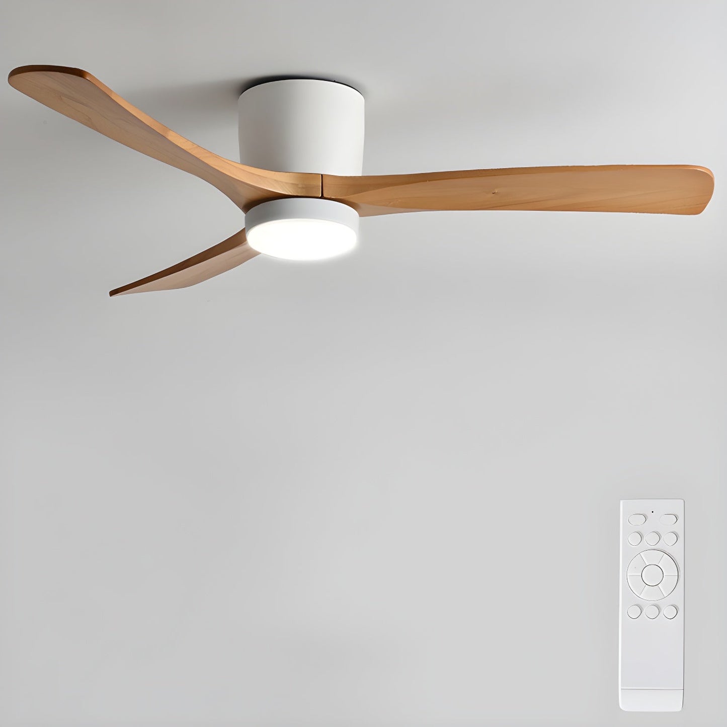 Nordic Wooden 42"/48" Ceiling fixture Ceiling Fan Light