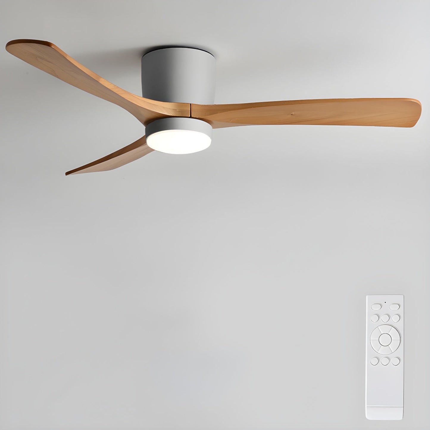 Nordic Wooden 42"/48"/52" Ceiling Fan Light