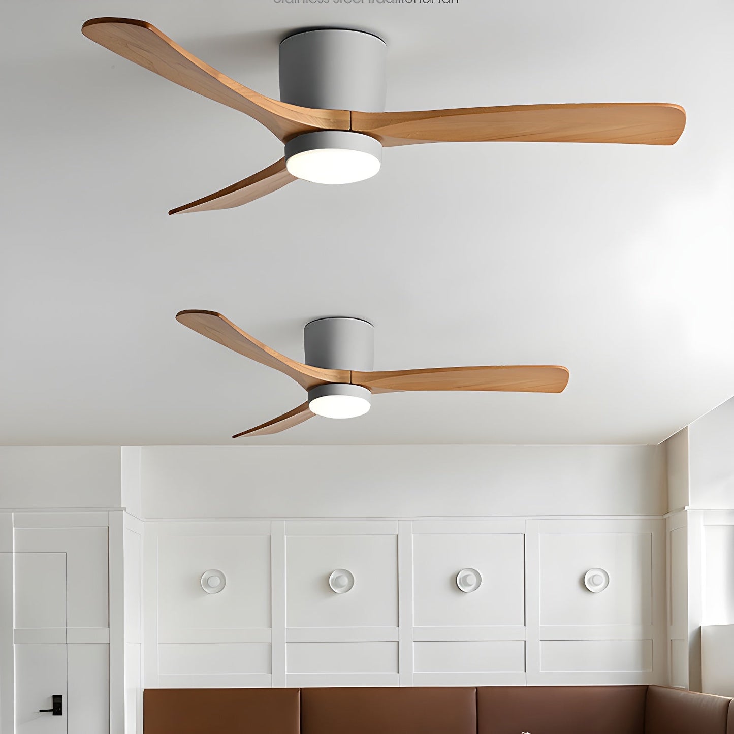 Nordic Wooden 42"/48" Ceiling fixture Ceiling Fan Light