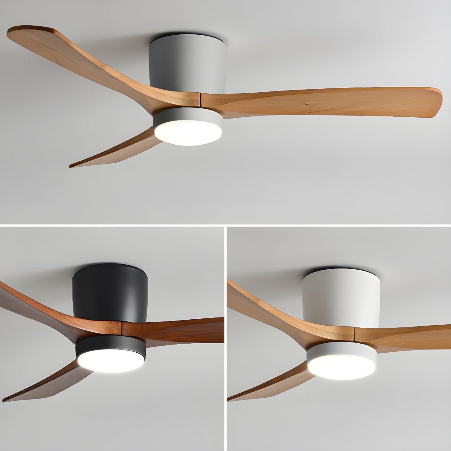Nordic Wooden 42"/48" Ceiling fixture Ceiling Fan Light