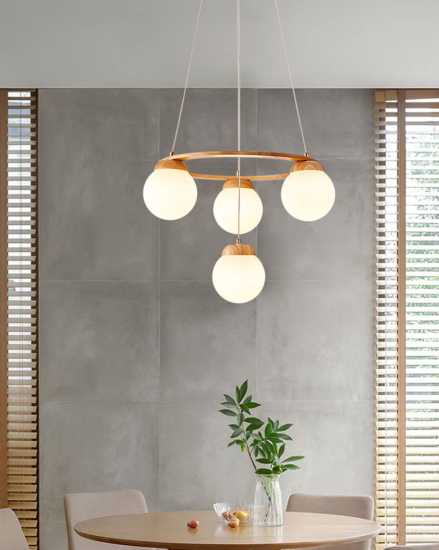 Miira Wood Ceiling fixture Chandelier