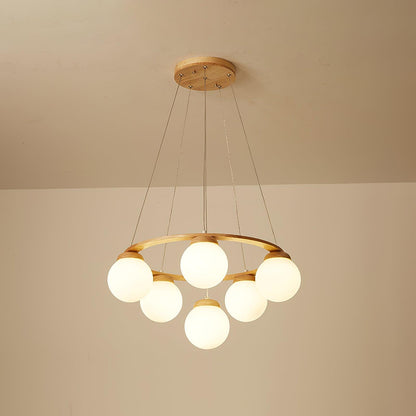 Miira Wood Ceiling fixture Chandelier