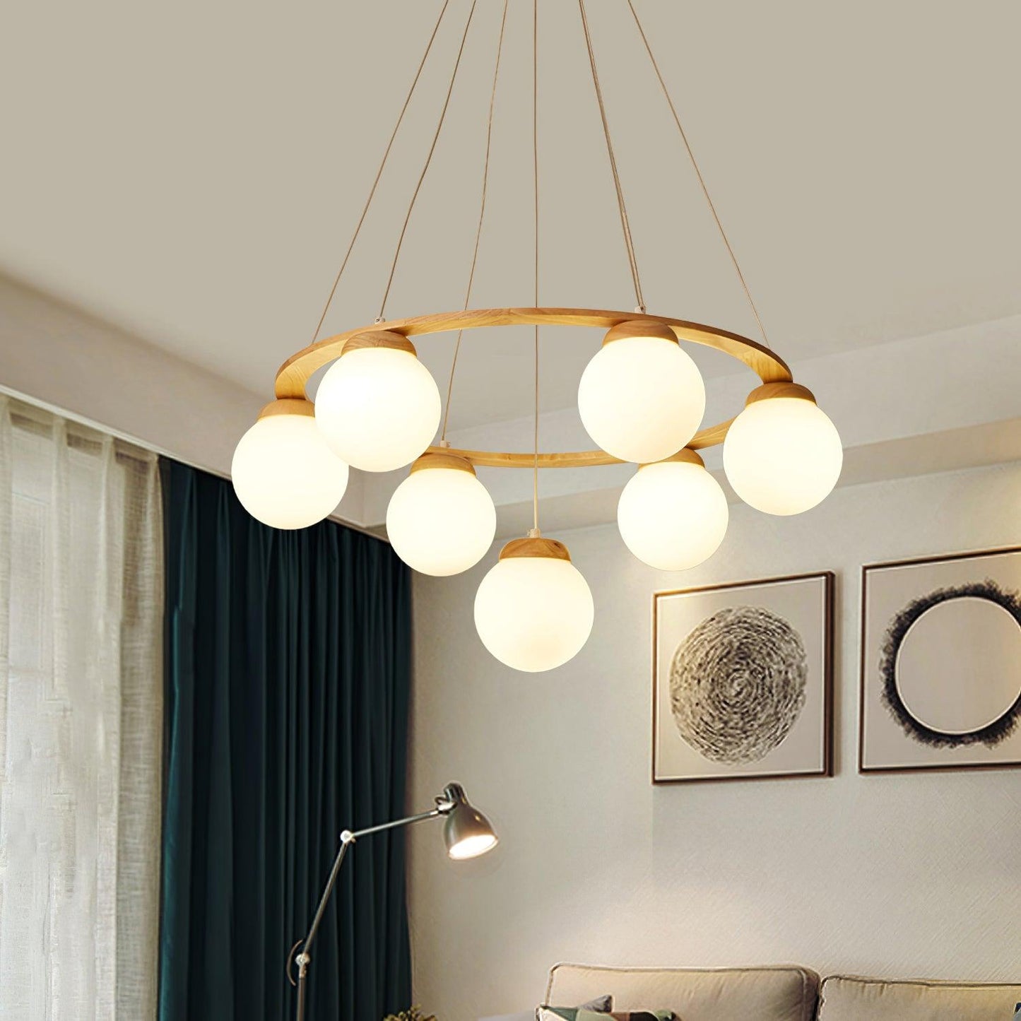 Miira Wood Ceiling fixture Chandelier