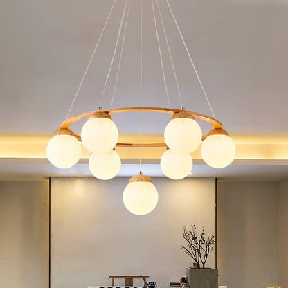 Miira Wood Ceiling fixture Chandelier