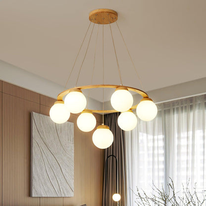 Miira Wood Ceiling fixture Chandelier