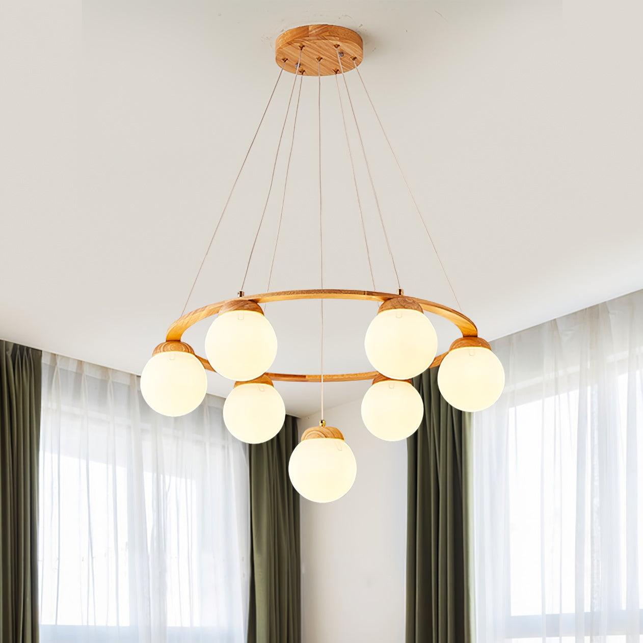 Miira Wood Ceiling fixture Chandelier