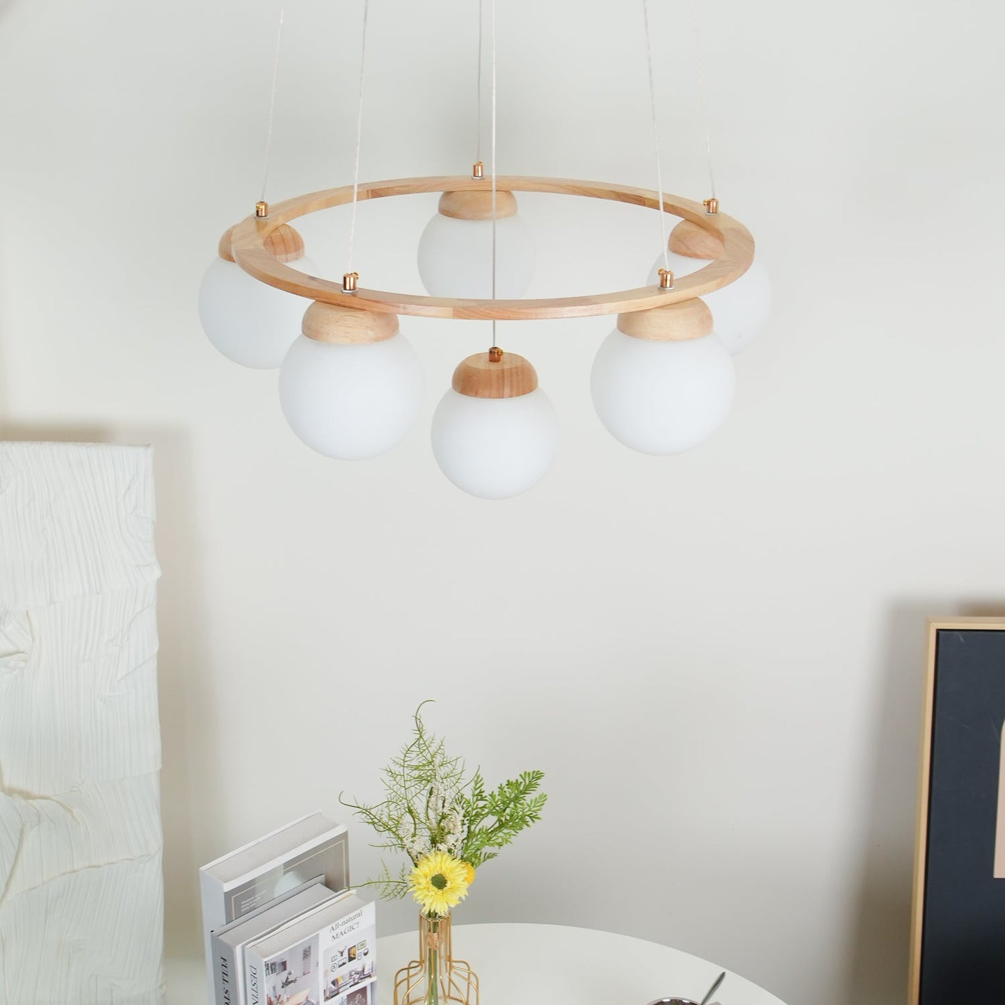 Miira Wood Ceiling fixture Chandelier