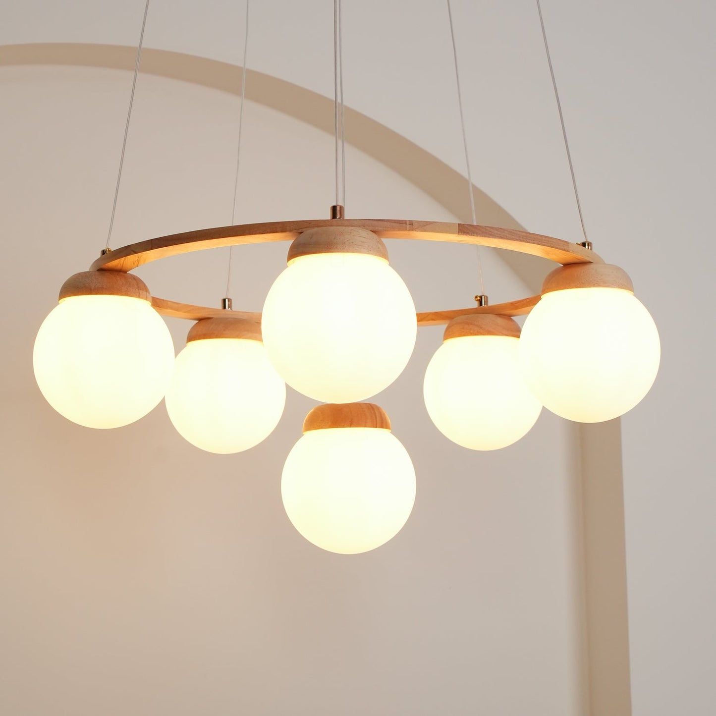 Miira Wood Ceiling fixture Chandelier