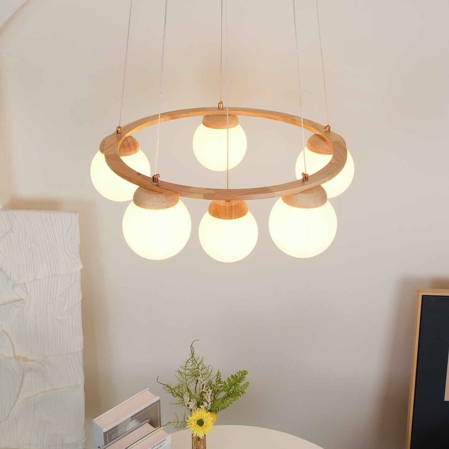 Miira Wood Ceiling fixture Chandelier