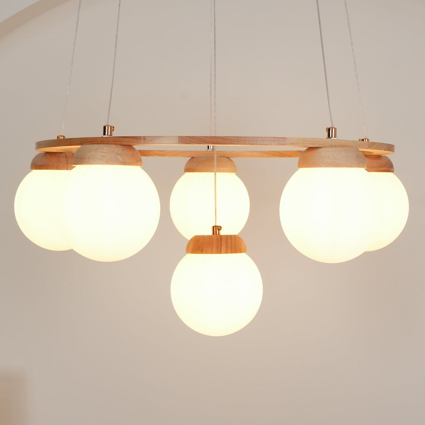 Miira Wood Ceiling fixture Chandelier