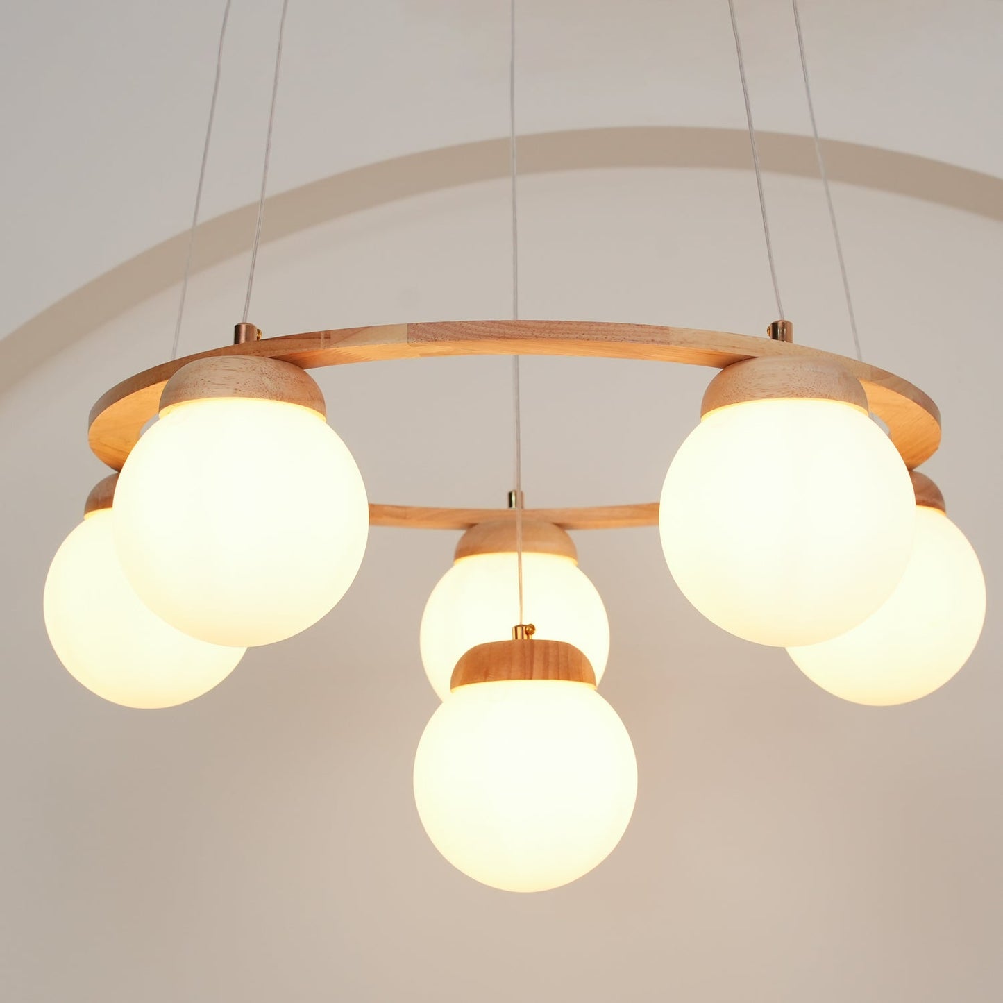 Miira Wood Ceiling fixture Chandelier