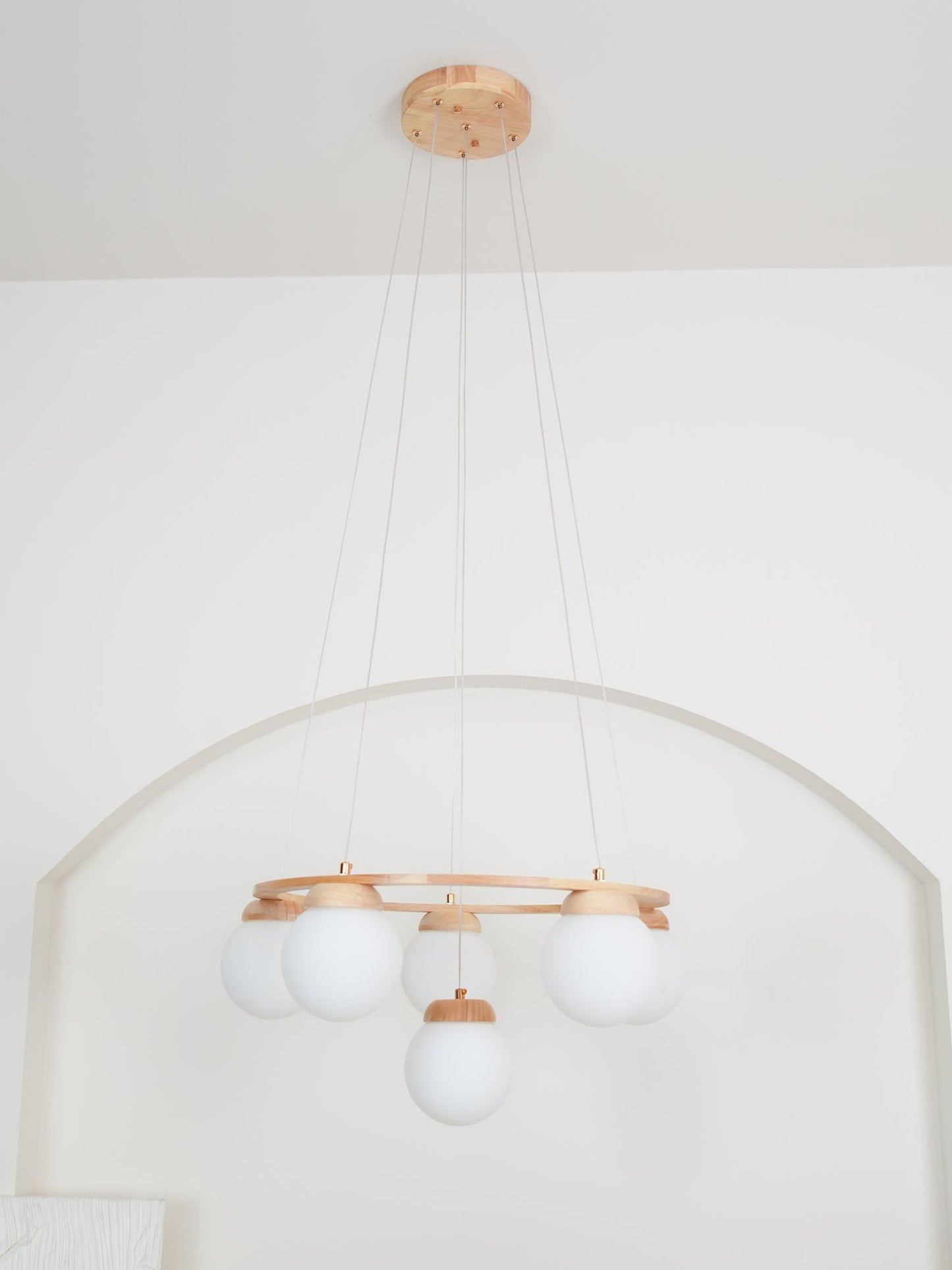 Miira Wood Ceiling fixture Chandelier