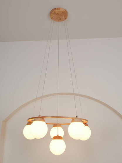 Miira Wood Ceiling fixture Chandelier