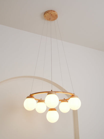 Miira Wood Ceiling fixture Chandelier