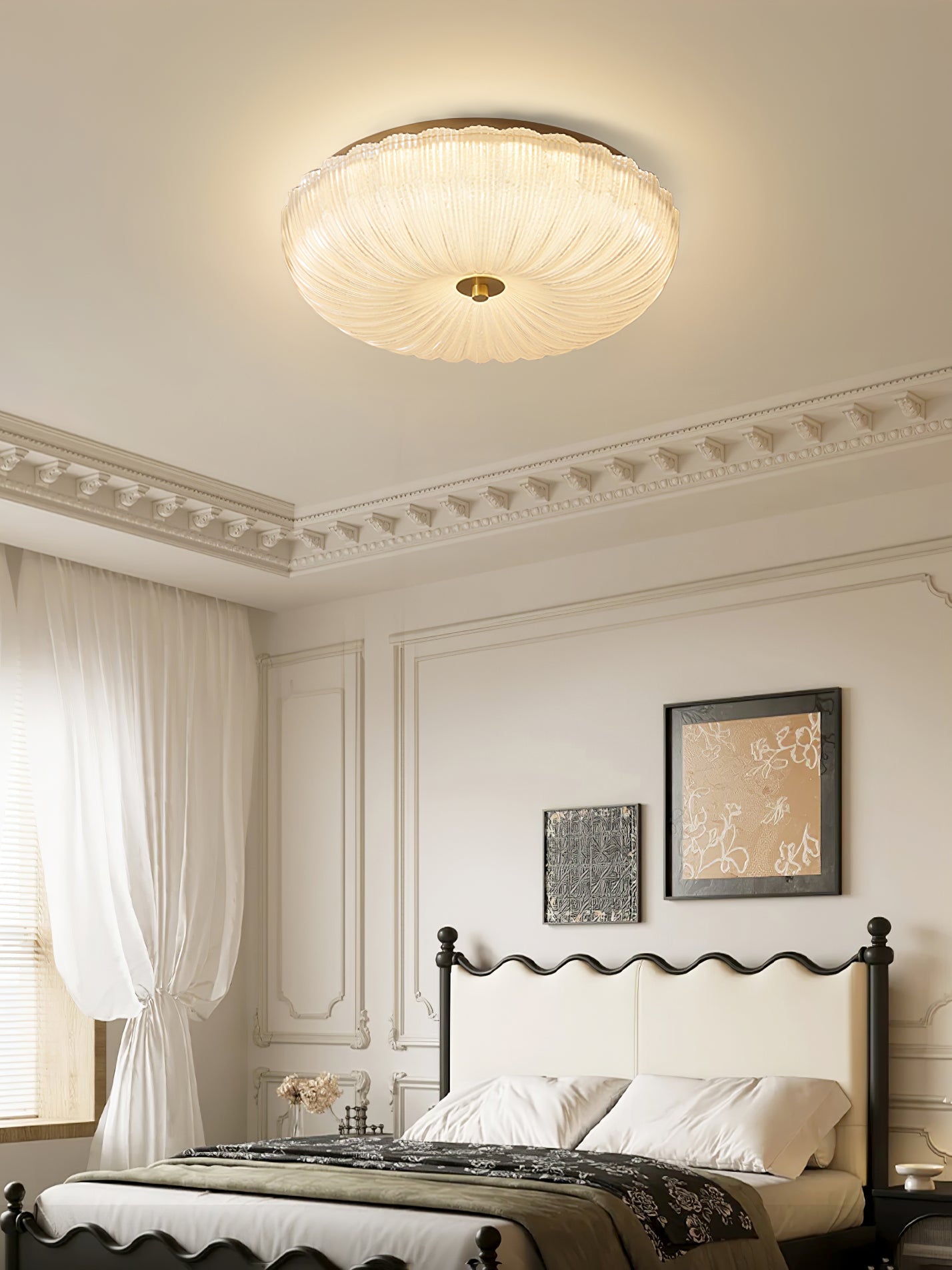 Ripple Glass Ceiling Light