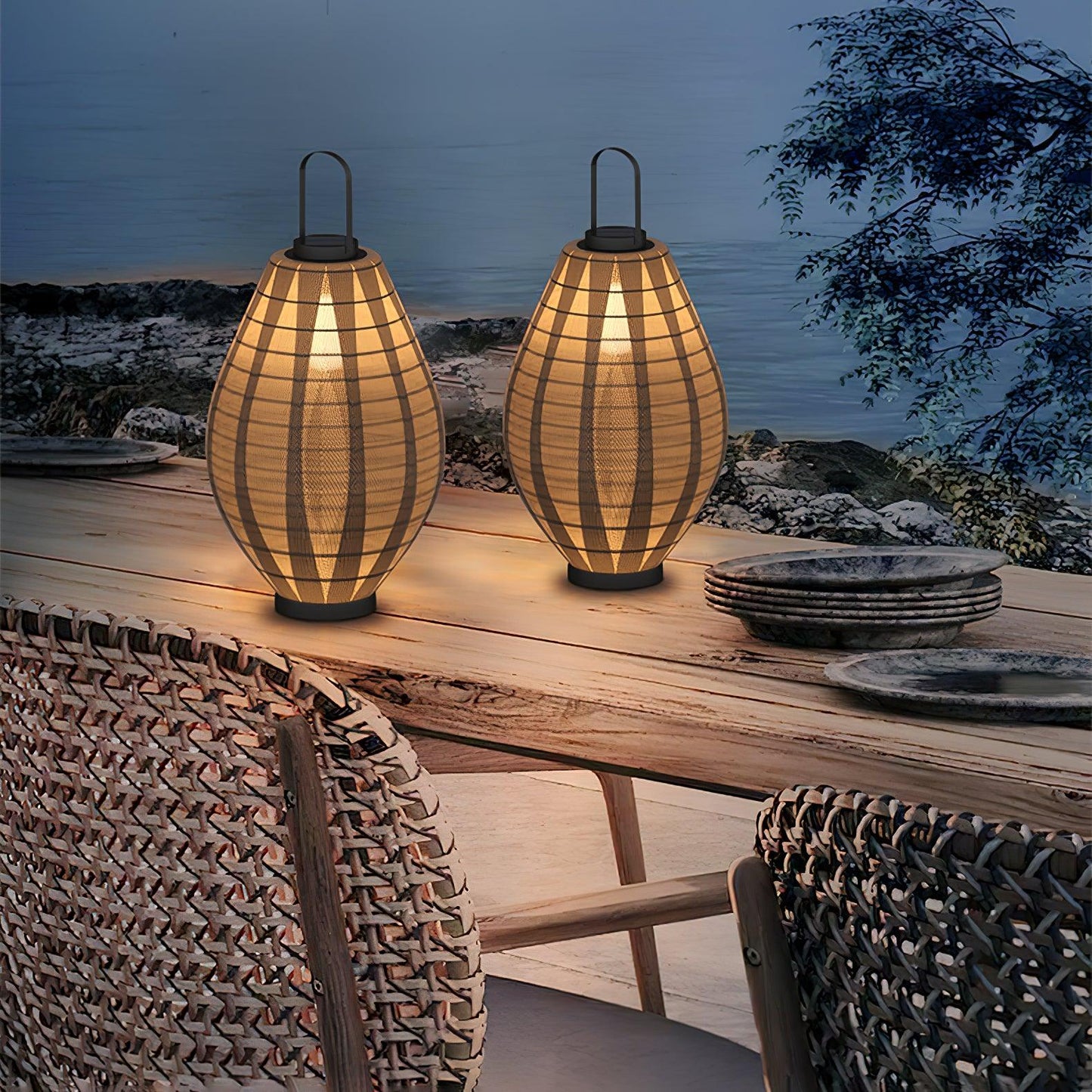 Oasis Mesh Beacon Garden light Outdoor Lamp