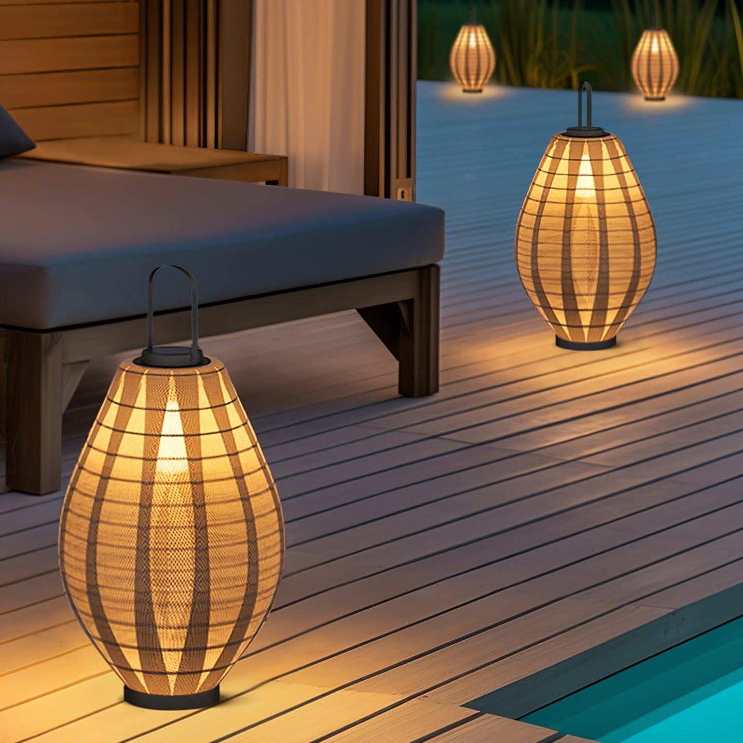 Oasis Mesh Beacon Garden light Outdoor Lamp