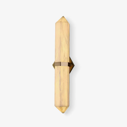 Alabaster Obelisk Wall Sconce