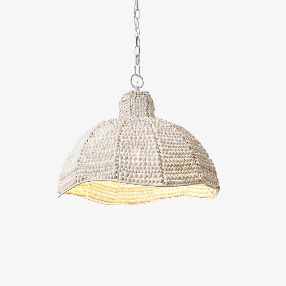 Obispo Wood Beads Hanging light Pendant Lamp