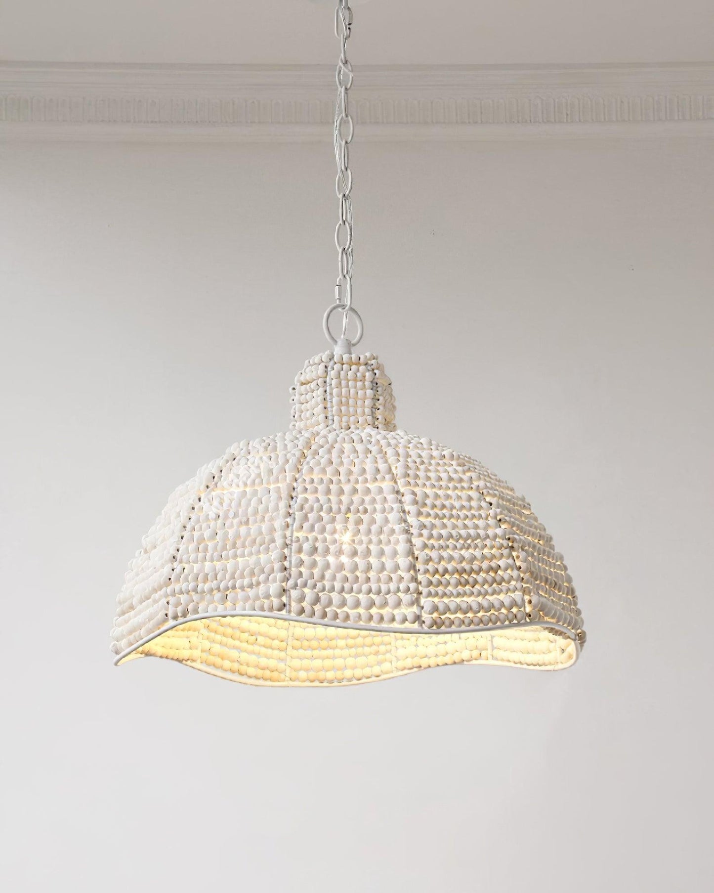 Obispo Wood Beads Hanging light Pendant Lamp