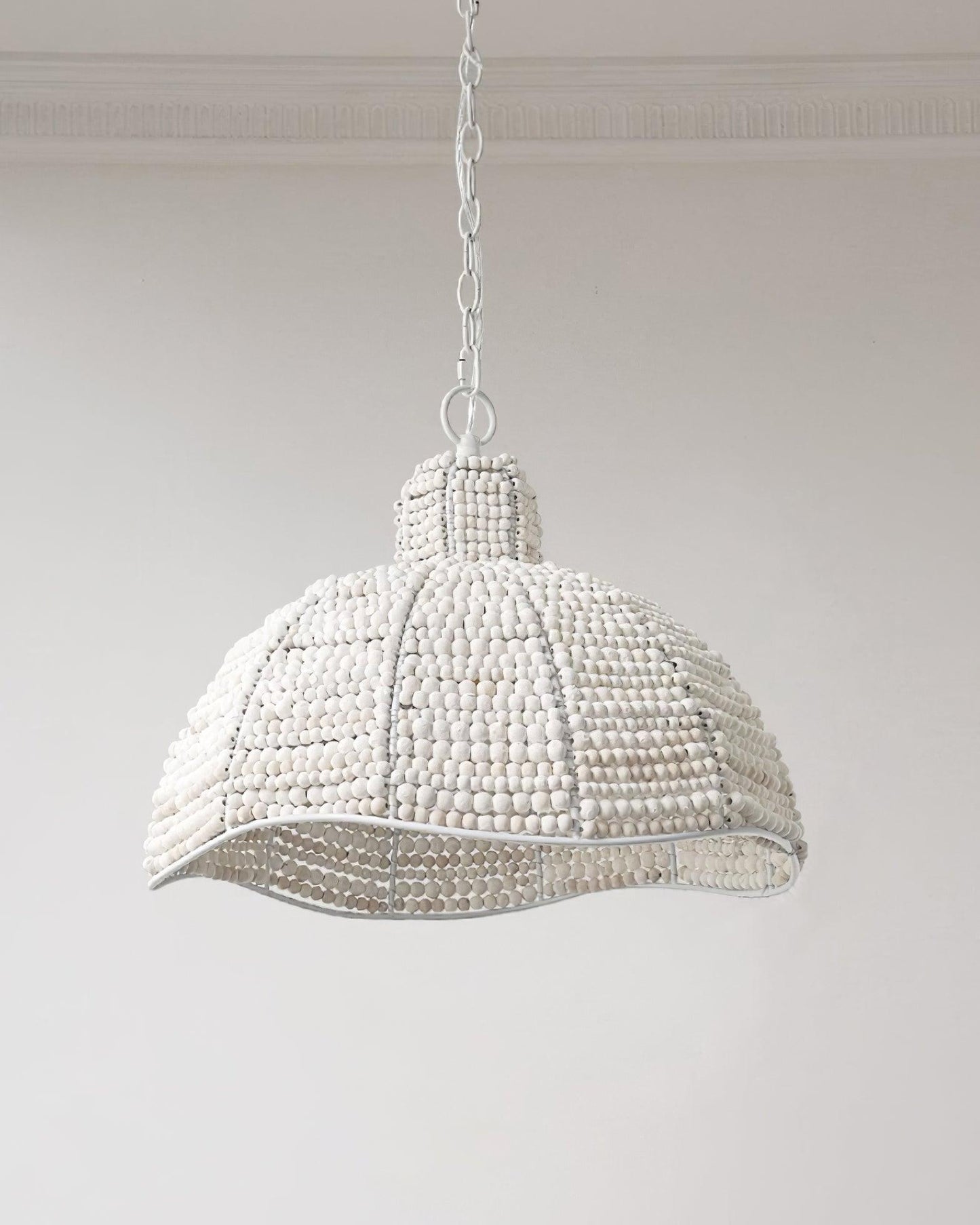 Obispo Wood Beads Hanging light Pendant Lamp