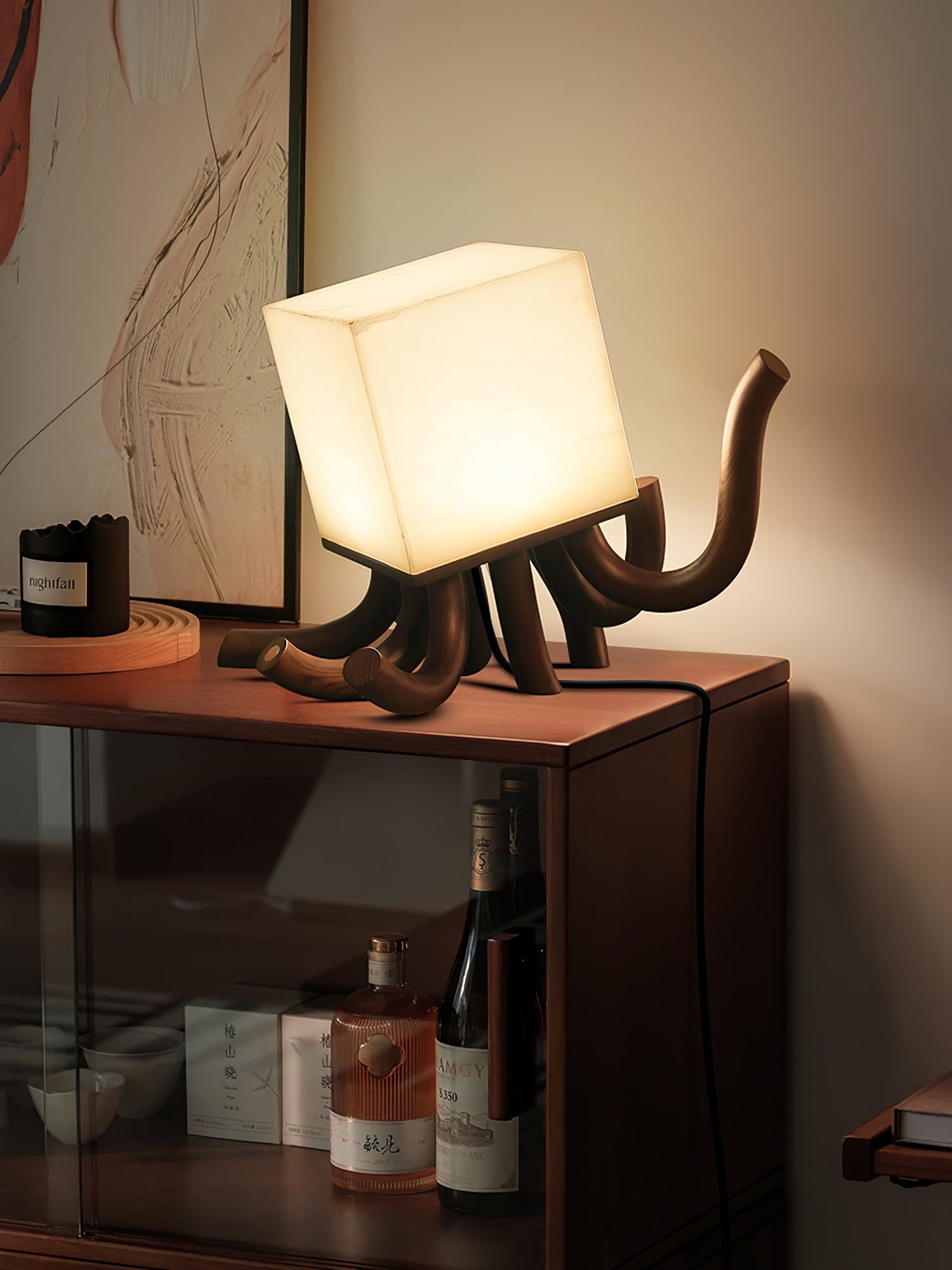 Octavia Alabaster Table Lamp