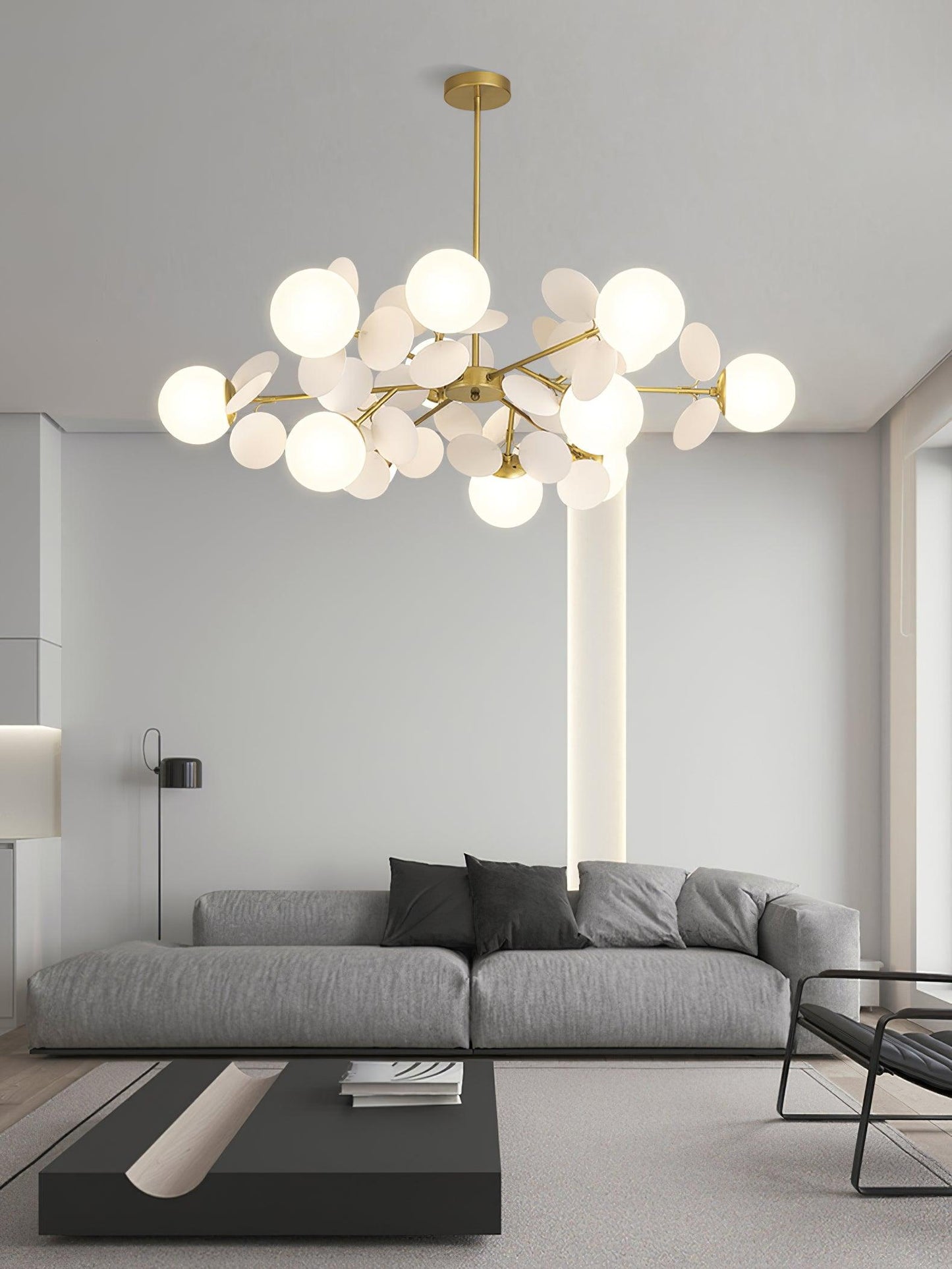 Off White Tree Pendant light Chandelier