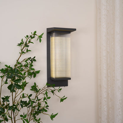 Oleron Box Outdoor Sconce Wall Lamp