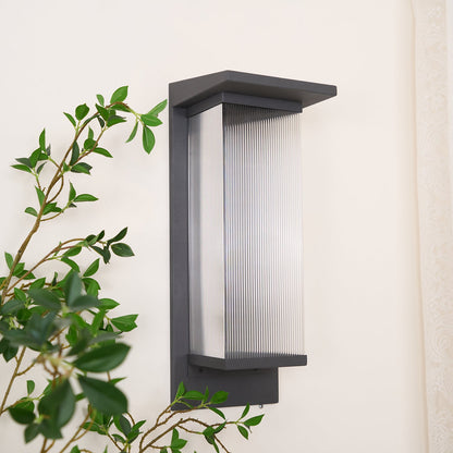 Oleron Box Outdoor Sconce Wall Lamp