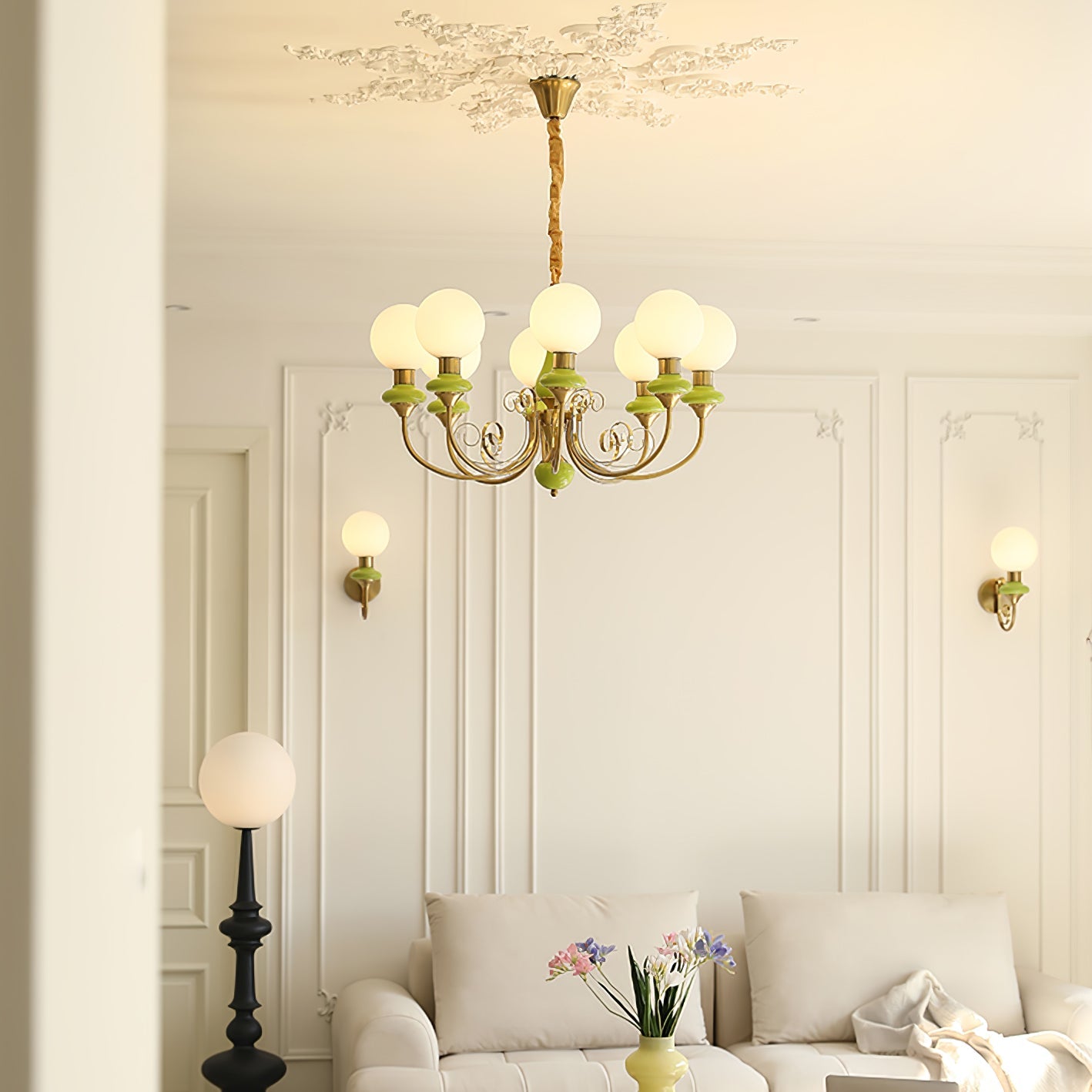 Onyx Gasolier Chandelier