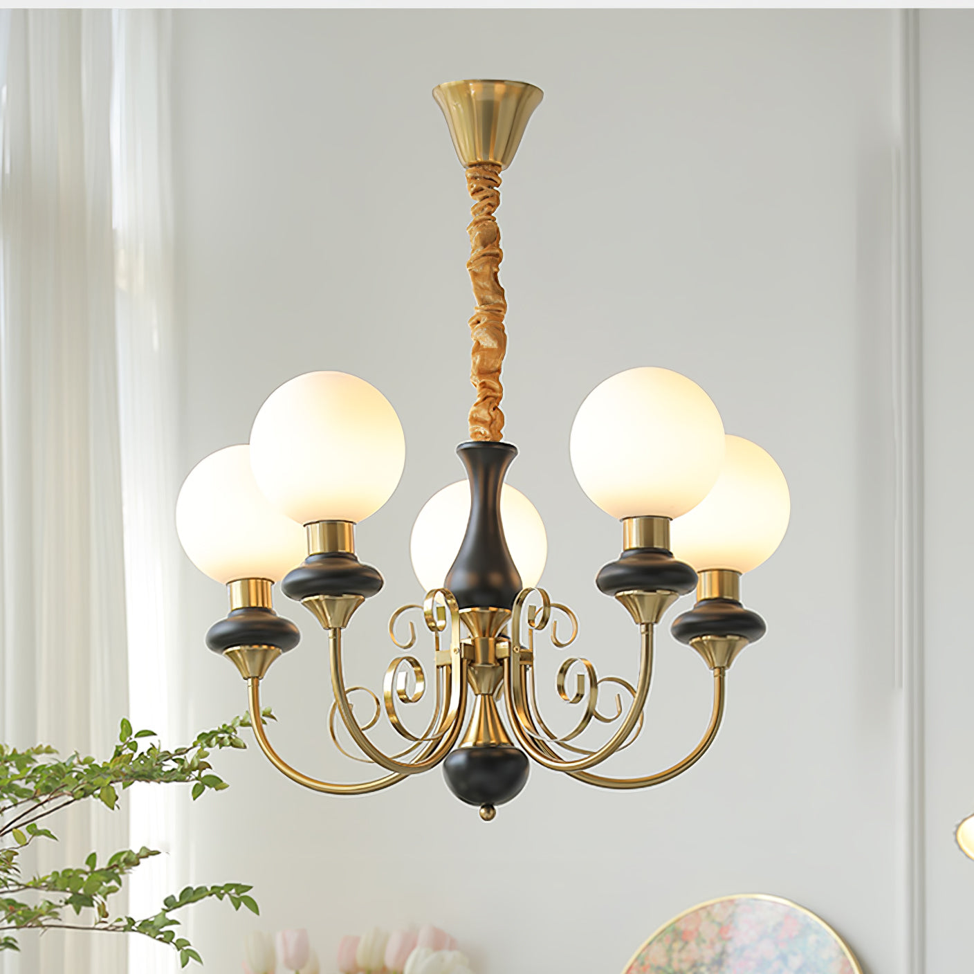 Onyx Gasolier Chandelier