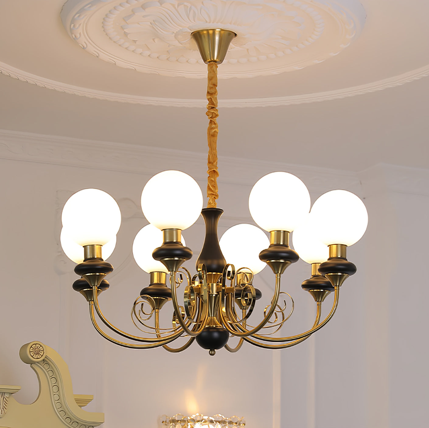 Onyx Gasolier Chandelier