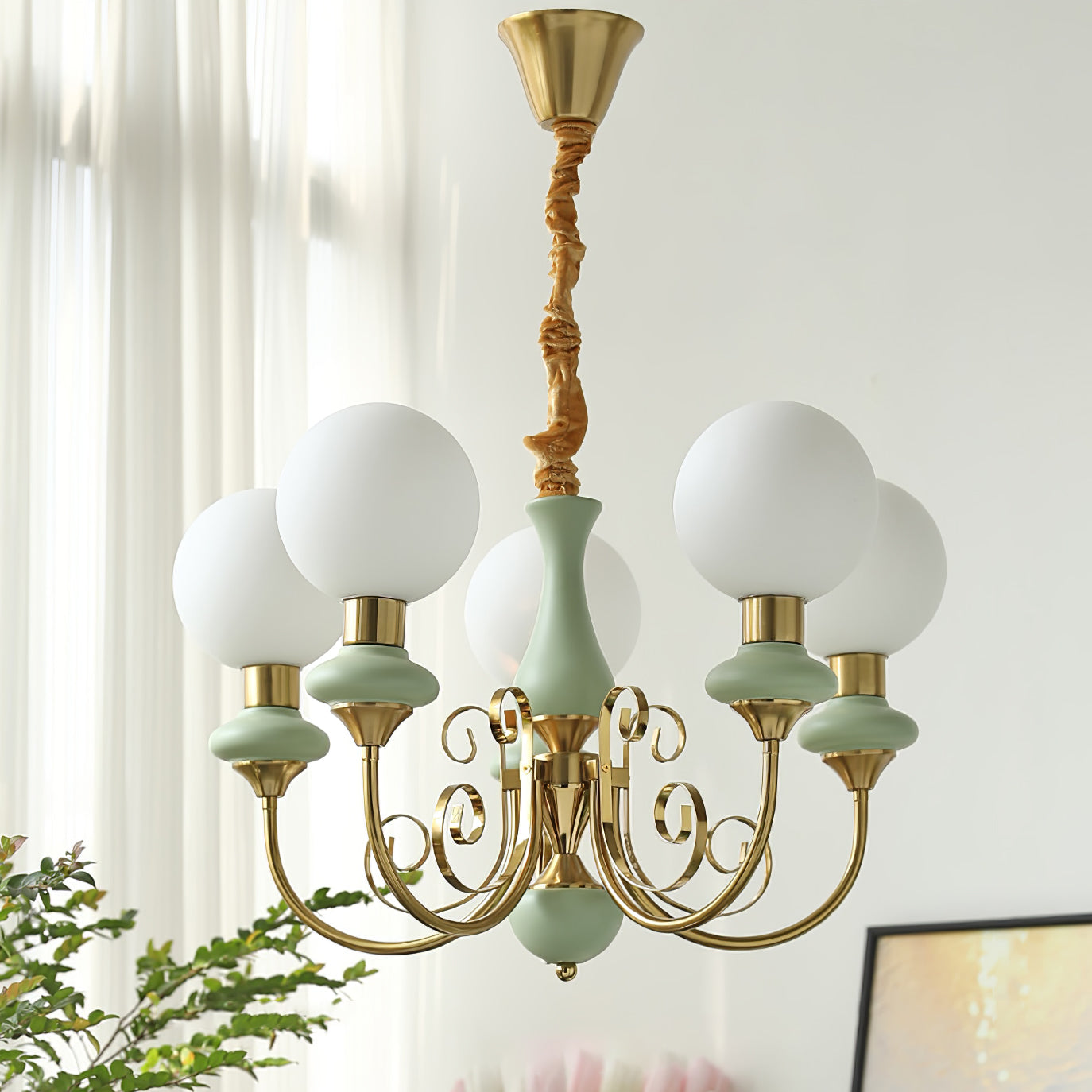 Onyx Gasolier Chandelier